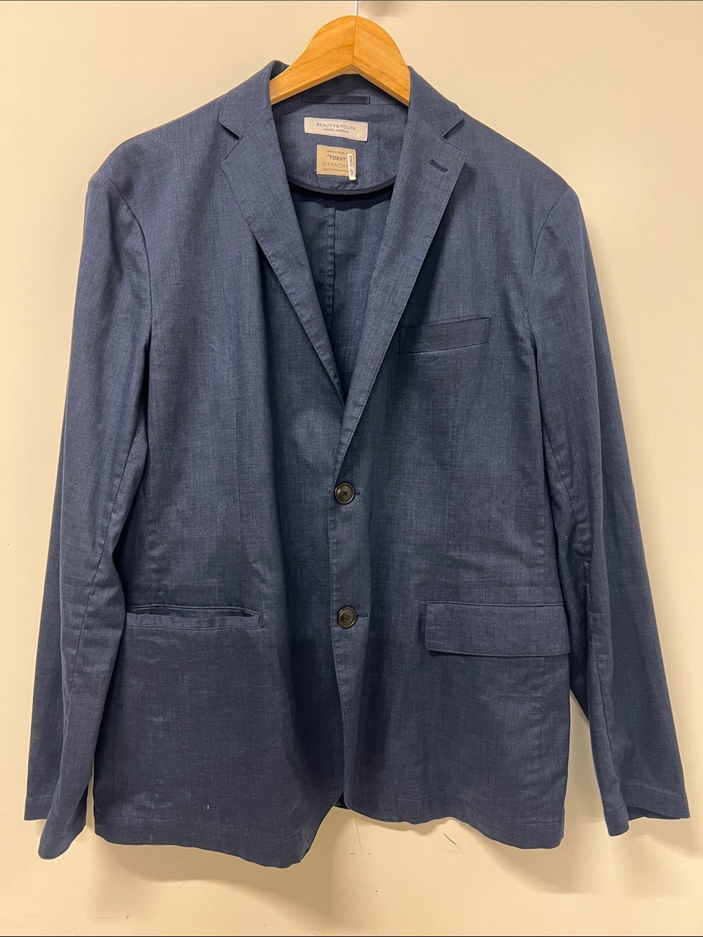 Beauty & Youth United Arrows Blazer, Navy, XL, Pockets,